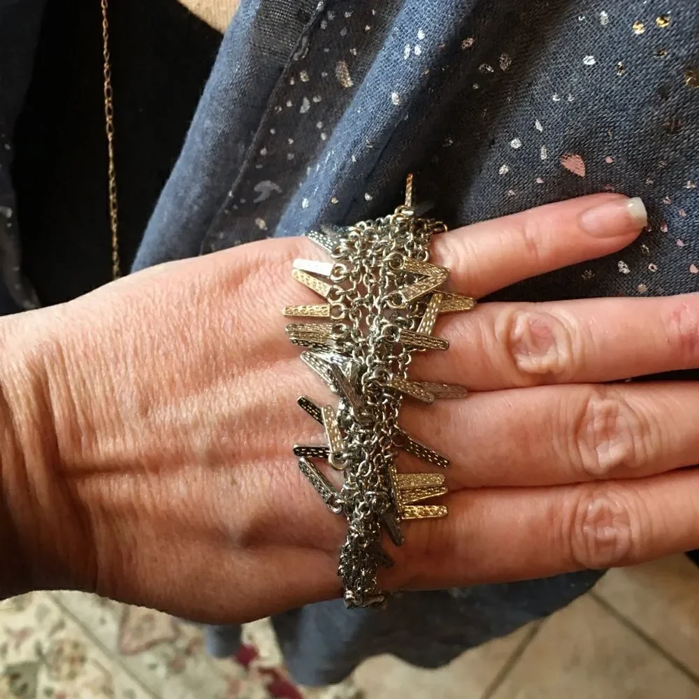 SILVER FRINGE Bracelet!